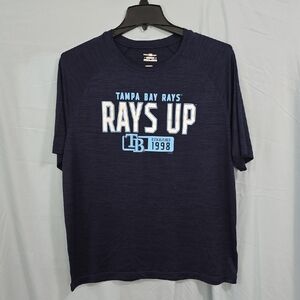 Genuine Merchandise Tampa Bay Rays Mens XL Navy Blue T-Shirt